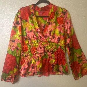 Sunny Leigh Multicolor Floral Blouse